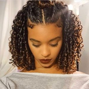 Curly haircuts, black natural curly hairstyles.