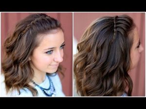 DIY Faux Waterfall Headband | Cute Girls Hairstyles - YouTube