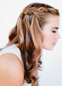 Cute Braided Hairstyles for Girls: Waterfall Braid - PoPular Haircuts