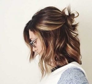 15+ Cute Buns for Short Hair | Hairstyles | Pinterest | Short hair