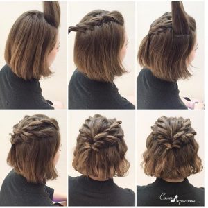 25 Cute Short Hairstyle with Braids u2013 Braided Short Haircuts