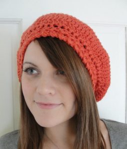 Easy CROCHET PATTERN Hat Women Slouchy Beret Slouchy Hat Crochet