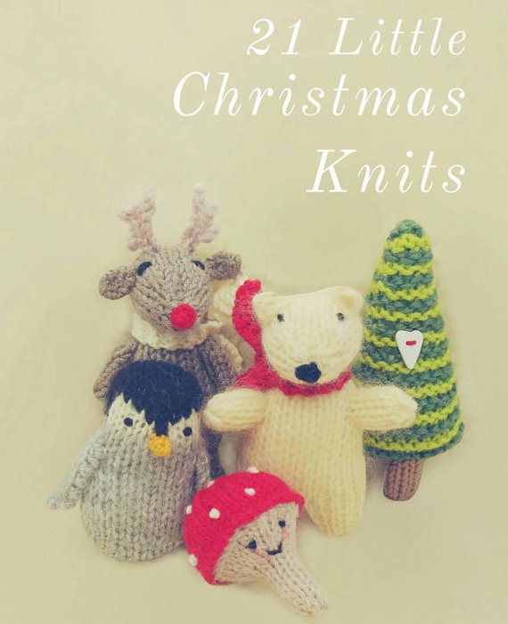 21 Christmas Knitting Pattern Decorations Ornaments Toys Gifts | Etsy