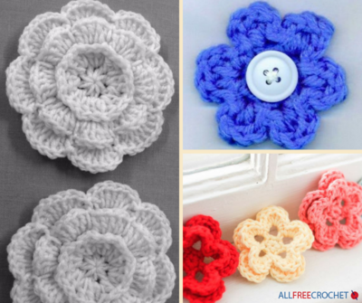How to Crochet Flowers: 3 Easy Crochet Flower Patterns