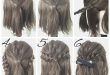 Half Up Hairstyle Tutorials for Short Hair, Hacks, Tutorials | DIY