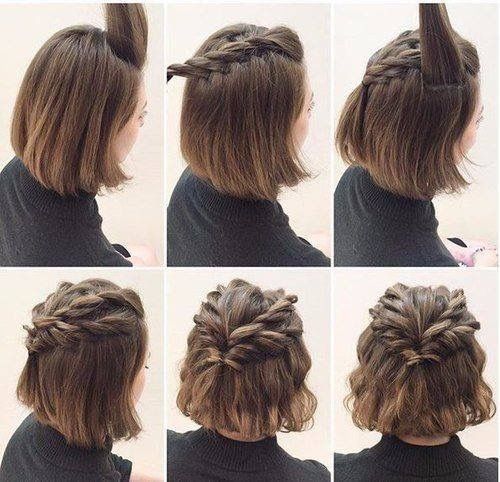 Hairstyles for short hair, twisted hair styles easy hairstyles ,this