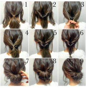 quick-hairstyle-tutorials-for-office-women-33 | Easy hairstyles