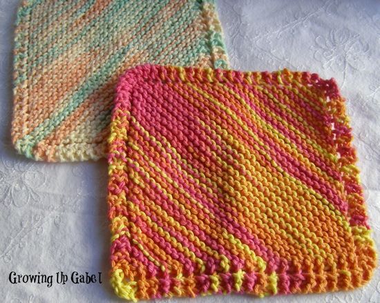 Easy Knitted Dishcloth: my favorite knitted dishcloth pattern