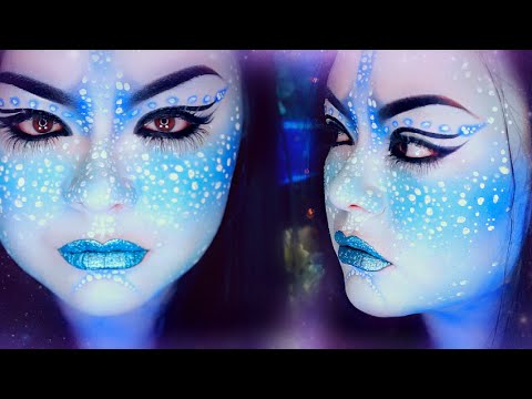 Water Nymph Fantasy Makeup Tutorial ニンフ メイク - YouTube