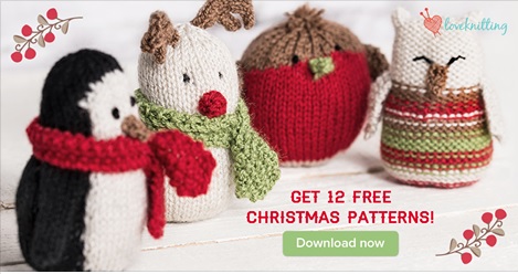 12 Free Christmas Knitting Patterns -