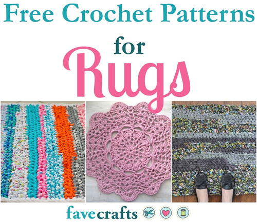 18 Free Crochet Patterns for Rugs | FaveCrafts.com