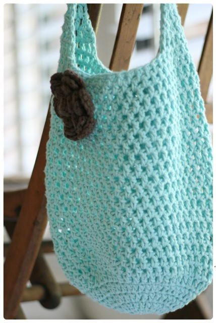 Two Hour Tote | Free Crochet Bag Patterns | Crochet, Crochet