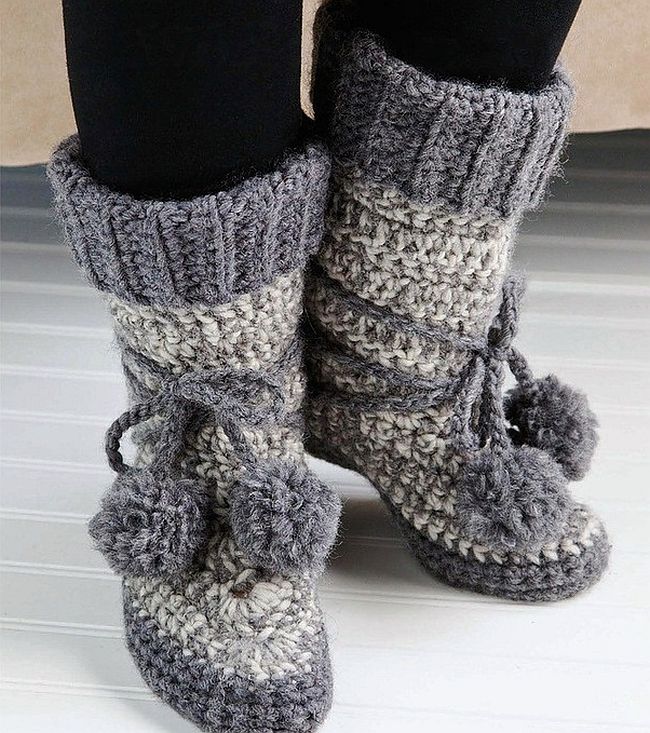 Keep Your Feet Warm with These Stylish Free Crochet Slipper Patterns