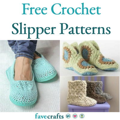 What you can do with free crochet slipper
patterns
