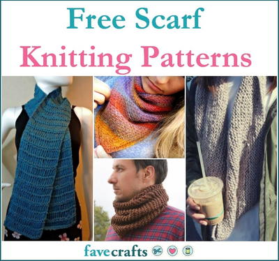 59 Free Scarf Knitting Patterns | FaveCrafts.com