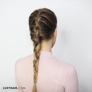 How To Do A French Braid: Hair Tutorials for Beginners u2013 Luxy Hair