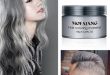 Buy Mofajang Dye Unisex Grey Hair Color Mud Wax Molding Silver Gray