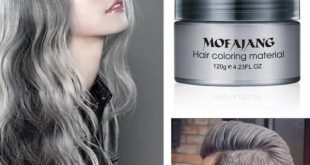 Buy Mofajang Dye Unisex Grey Hair Color Mud Wax Molding Silver Gray
