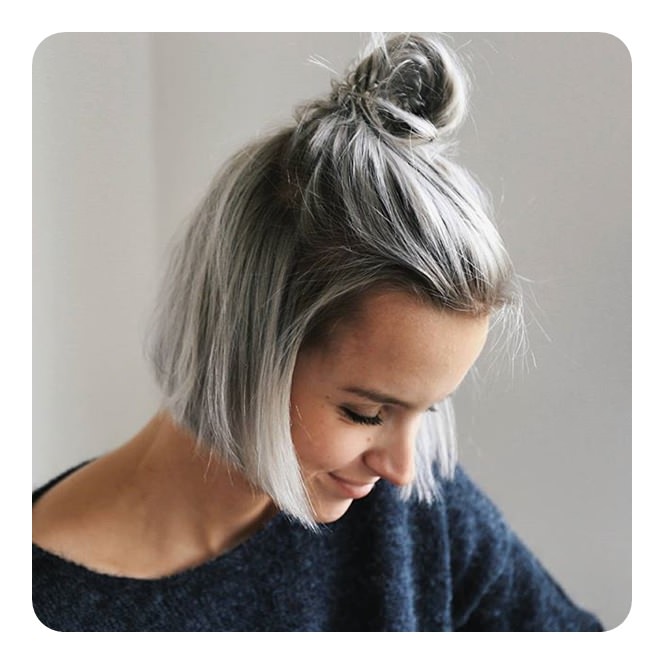 104 Long And Short Grey Hairstyles 2019 - Style Easily