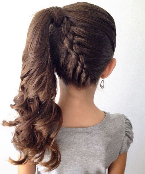 20+ Fancy Little Girl Braids Hairstyle | Hairstyles | Pinterest