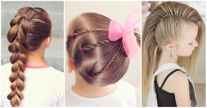 50 Pretty Perfect Cute Hairstyles for Little Girls to Show Off Their