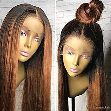 Amazon.com : Human Hair Straight full lace wig 100% Real Brazilian