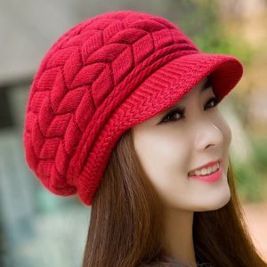 Women Winter hat Ladies Warm Knit Crochet Slouch Baggy Beanie Female