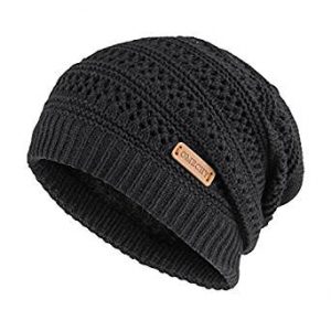 OMECHY Slouchy Beanie Hats Unisex Daily Knit Skull Cap Winter Warm