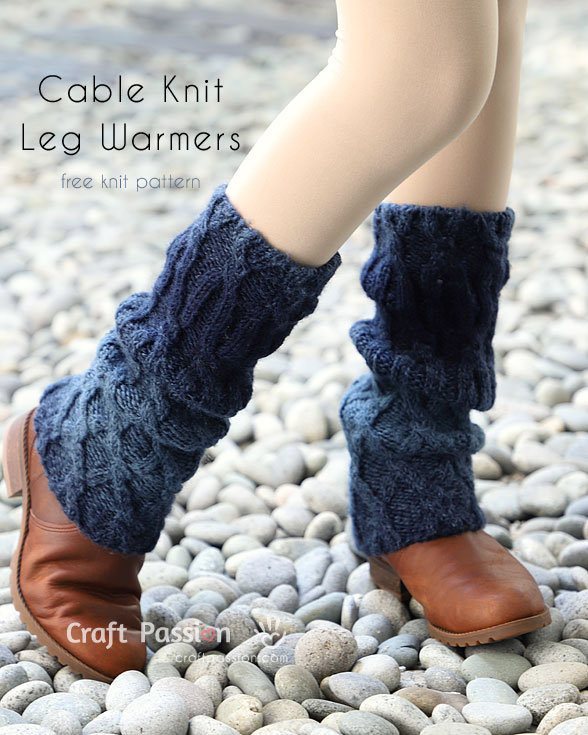 Knit leg warmers for different people