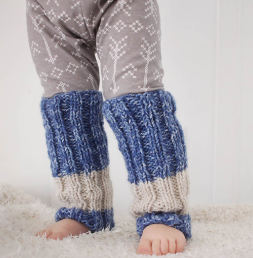 Totally Toddler Knit Leg Warmers | AllFreeKnitting.com