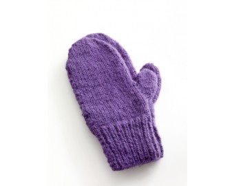 Easy Knit Mittens Pattern | Lion Brand Yarn