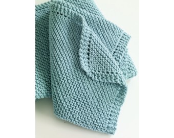 Diagonal Comfort Blanket Pattern (Knit) | Lion Brand Yarn