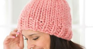 Hats for Women: Chunky Hat | Knitting Needle Size: US 19 or 15 mm