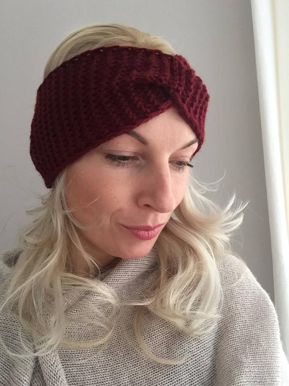 Knitted Headband knit hair band Headbands Winter Ear Warmer | Etsy