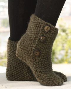 Knitted Slipper Boots Pattern Ideas That You Will Love