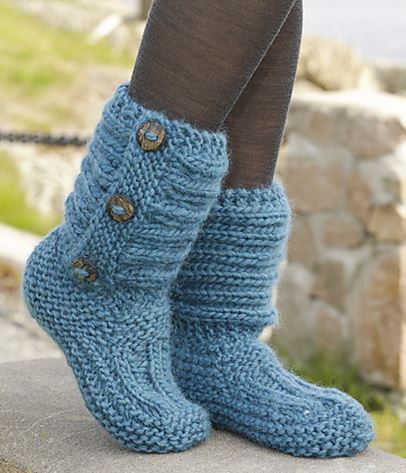 Knitted Slipper Boots Pattern Ideas That You Will Love