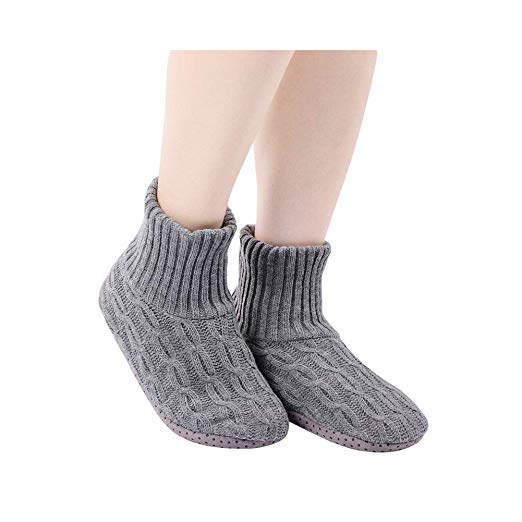 BIZAR Indoors Anti-Slip Slipper Cotton Socks Warm Knitted Socks for
