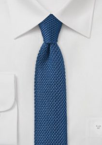 Marine Blue Knitted Tie | Bows-N-Ties.com