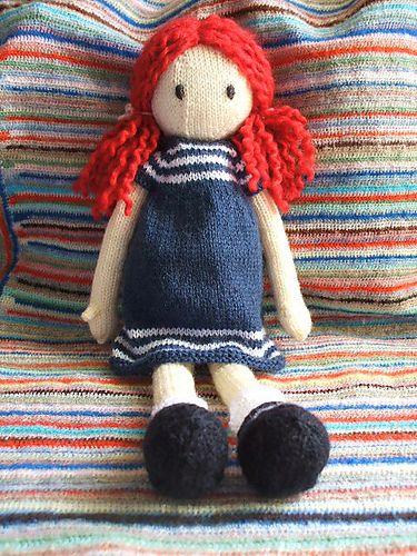sally the eco fairy, free knitting pattern | Knitting toys