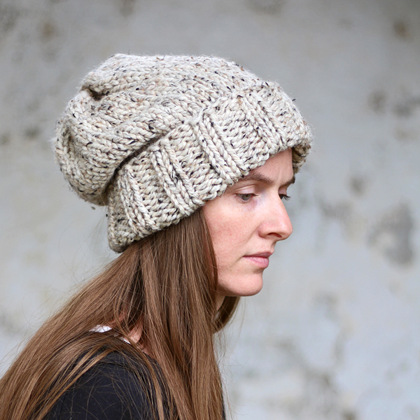 WISDOM : Women's Slouchy Hat Knitting Pattern - Brome Fields