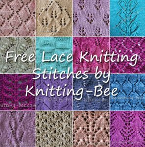 38+ Free Knitting Lace Stitches with Written Patterns (54 free