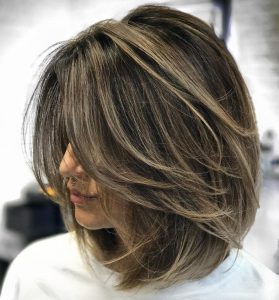 70 Brightest Medium Length Layered Haircuts and Hairstyles