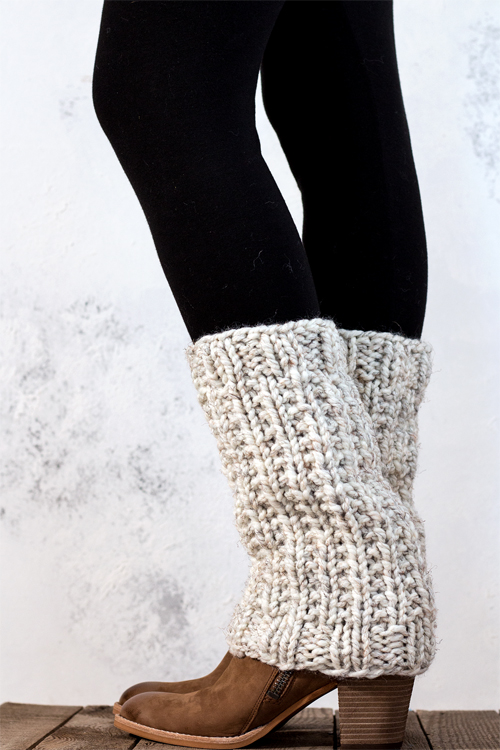 SILENCE : Women's Leg Warmer Knitting Pattern - Brome Fields
