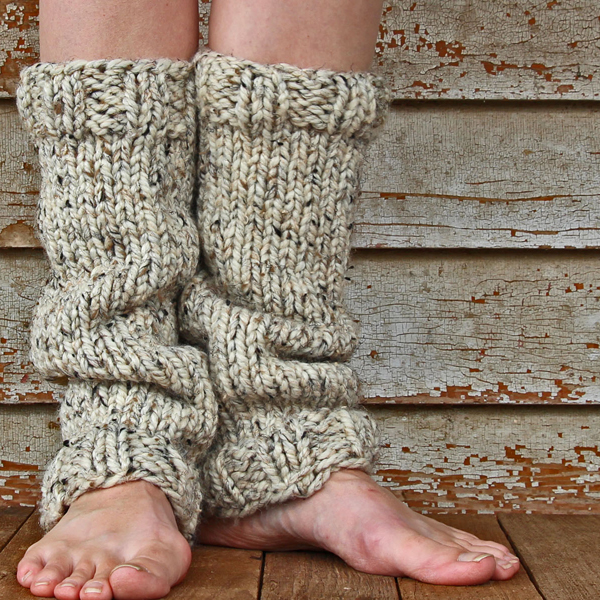 STRENGTH : Women's Leg Warmer Knitting Pattern - Brome Fields
