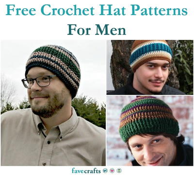 18 Free Crochet Hat Patterns For Men | FaveCrafts.com