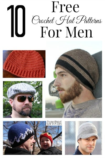 10 Free Crochet Hat Patterns for Men