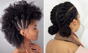 21 Chic and Easy Updo Hairstyles for Natural Hair | StayGlam