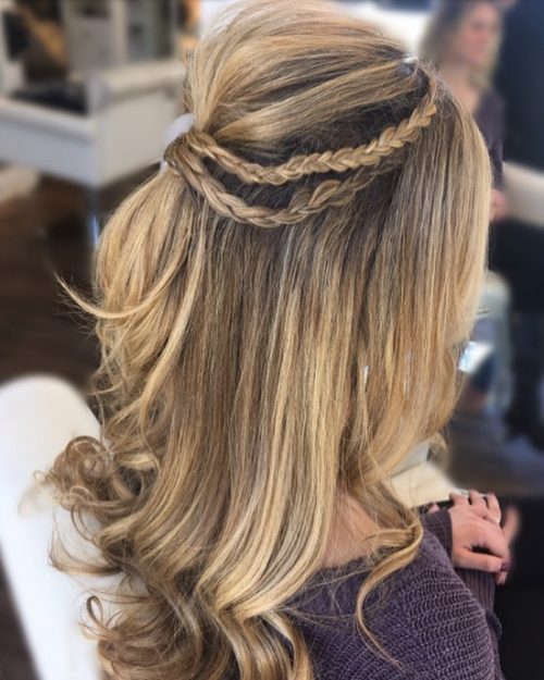 Get ready for party with interesting and
cute party hairstyles