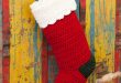 Crochet Christmas Stocking Pattern | Red Heart