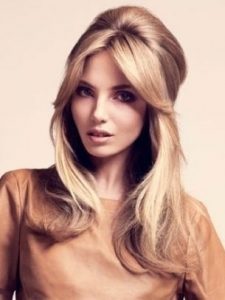 Mature Women Hairstyle | Bouffant Hair Half Up | Pinterest | Hair